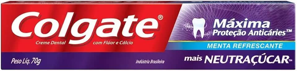 Colgate Creme Dental Máxima Proteção Anticáries mais Neutraçúcar 70g