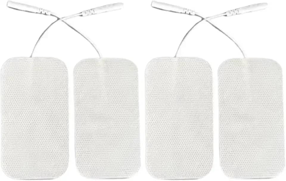 4 Eletrodos para Fisioterapia TENS 2mm tamanho 5x9