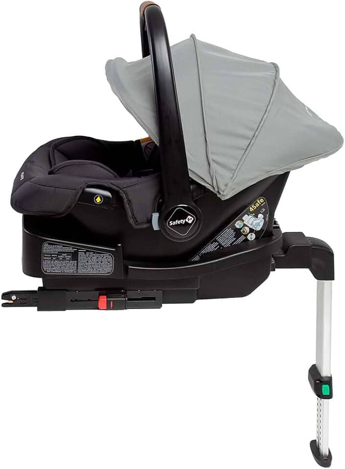 Bebê Conforto Safety 1st, 4Safe, com base Isofix, Grey Frost