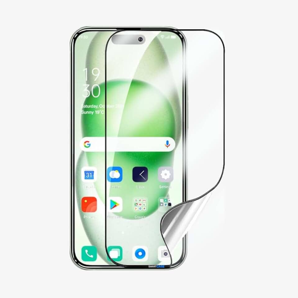 Película Nano Gel Protetora de Tela Frontal Cerâmica Transparente Não Quebra Anti Impacto Para iPhone (iPhone 15)