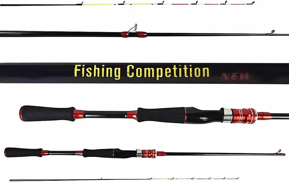 MARURI, VARA PARA MOLINETE ULTRALIGHT CMIK FISHING COMPETITION 1.50M VERMELHA - 2-6LB - 2 PARTES