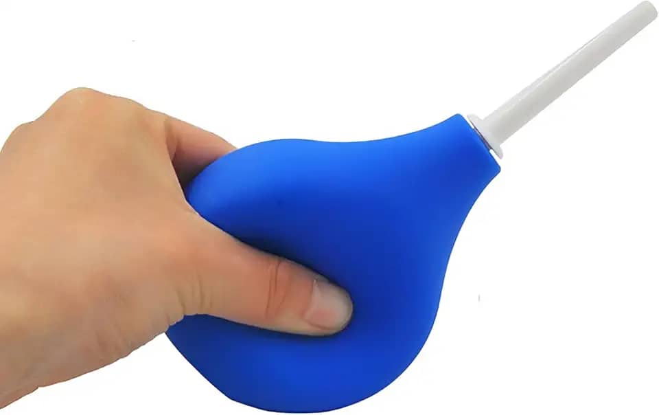 HotFlowers Chuca Xuca Unisex - Douche Íntima Ginecológica - Silicone - Preto - Bidet