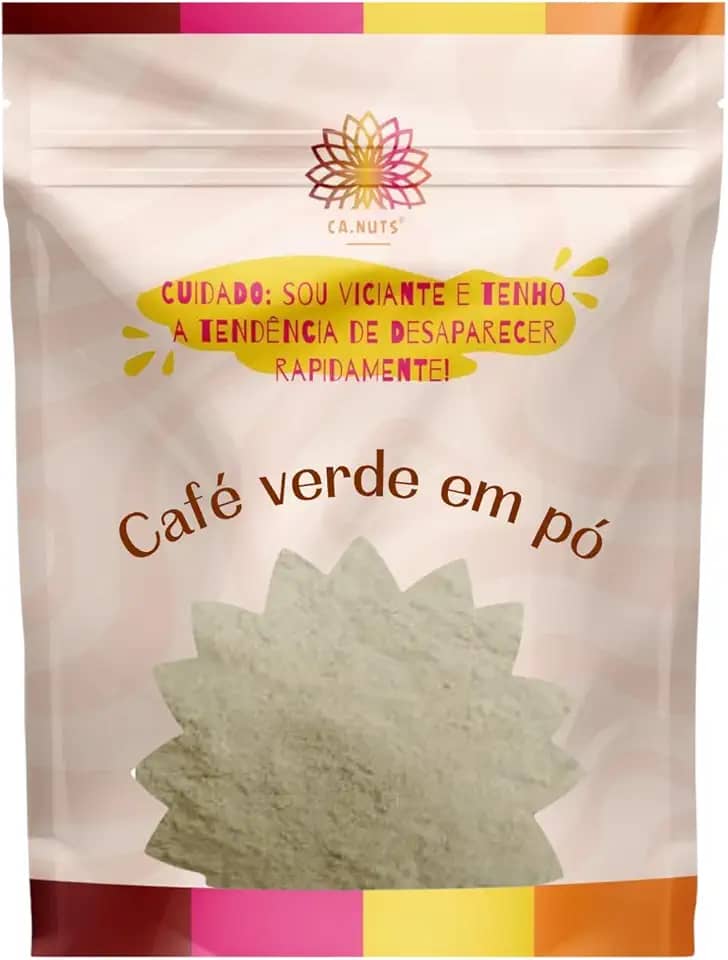 1 Kg Café Verde em Pó Ca.Nuts Premium – Detox, Termogênico Natural e Vitalidade (1 Kg)