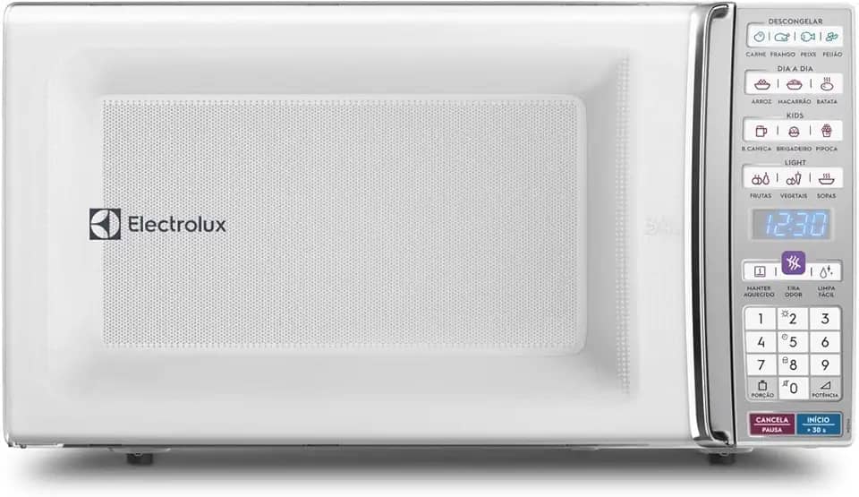 Micro-ondas Electrolux 34L Branco com Função Tira Odor e Manter Aquecido (MEO44) - 220V