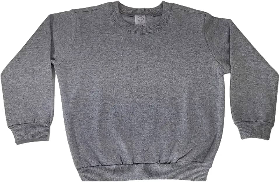 Blusa de Moletom Infantil, Baby Deluxe, Mescla, 16 Anos