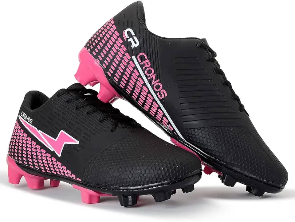 Chuteira Campo Cronos Masculino Feminino Adulto Sola Costurada Coonfortável Leve