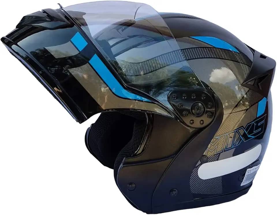 Capacete Moto Mixs Gladiator Delta Articulado Escamoteável Robocop Motociclista Motoqueiro
