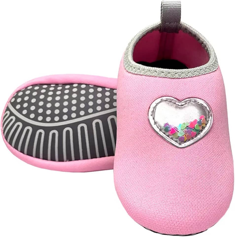 Sapatilha Infantil Coração Antiderrapante Conforto Menina Magicc Kids S112