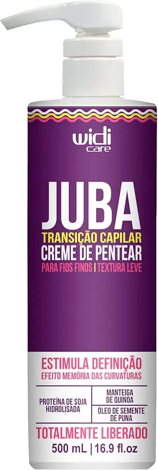 Widi Care Creme de Pentear Textura Leve Juba Transição Capilar 500ml