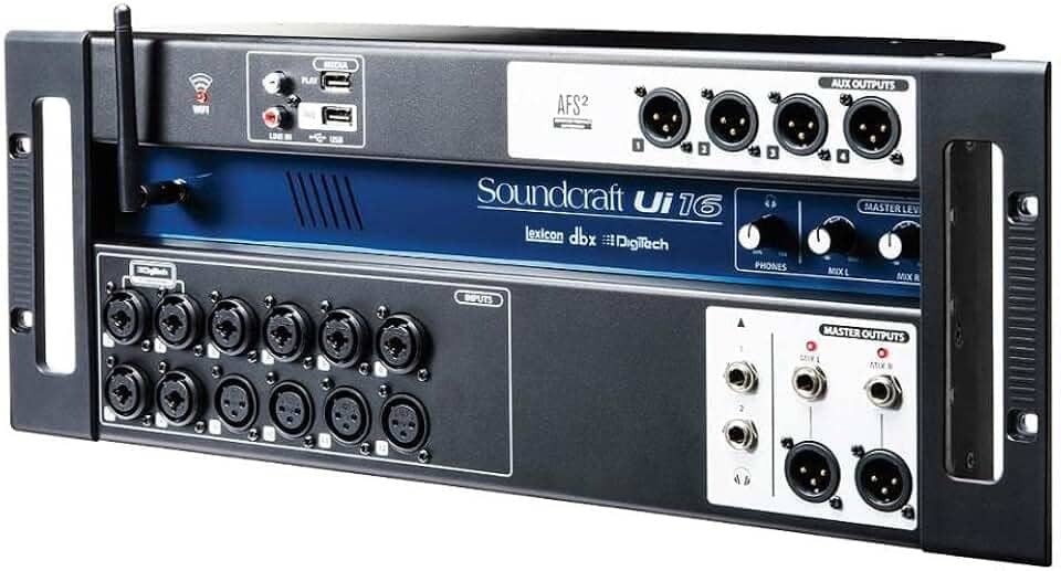 Mesa de Som 16 Canais Ui-16 Soundcraft, Soundcraft, Ui-16