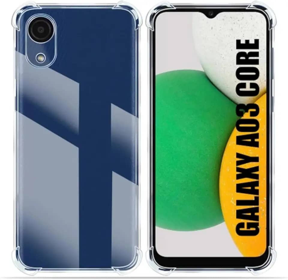 [GL CASES] Capinha Samsung A03 CORE Capa Samsung A03 CORE Slim Clear Anti Impacto Reforçada Silicone Transparente Case Flexível Anti Choque Encaixe Preciso Com Proteção Para Câmera e Tela