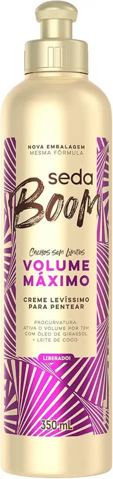 Seda Creme Pentear Boom Volume Maximo 350Ml