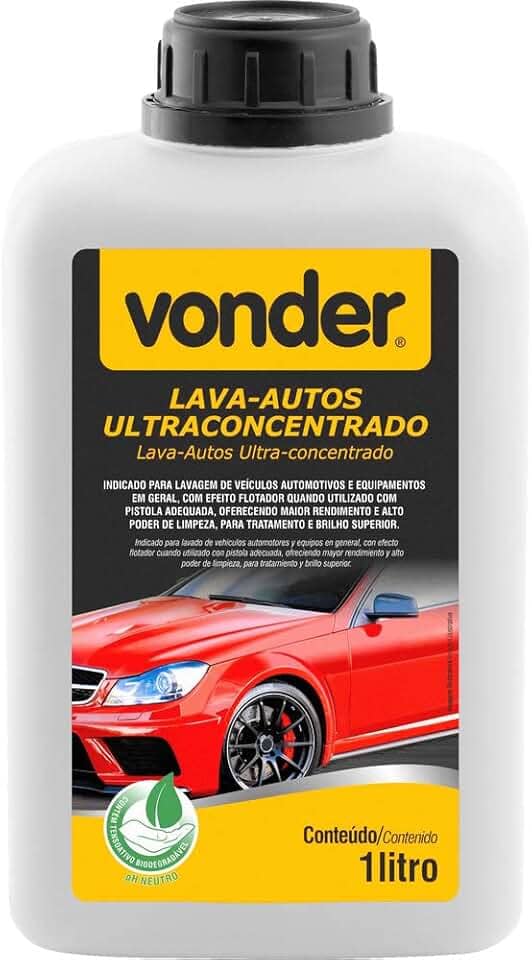 Lava-Autos, Ultraconcentrado, 1 Litro, Vonder.