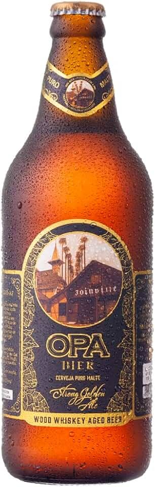 Cerveja Puro Malte Strong Golden Ale Envelhecida teor 8% 600ml Opa Bier