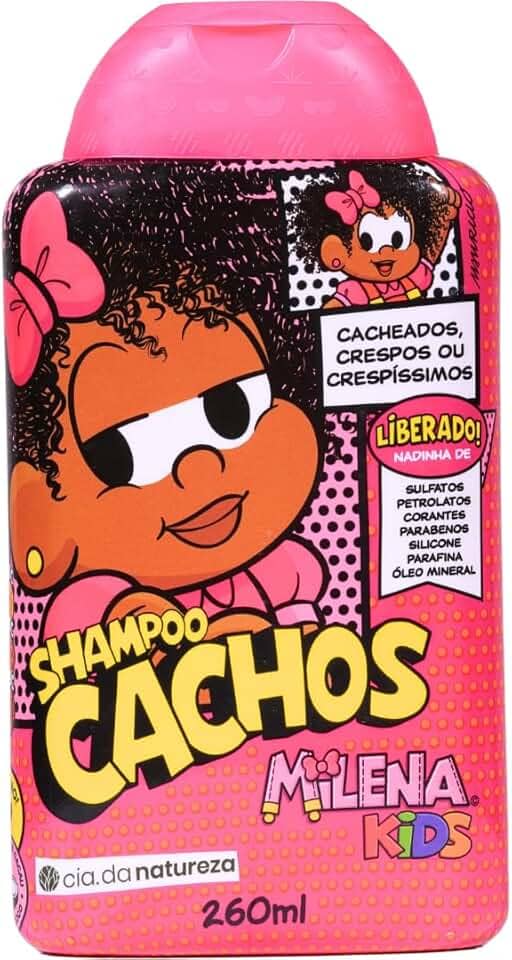 Yama Turma Da Mônica Milena Kids Shampoo Cachos Betulla 260 Ml