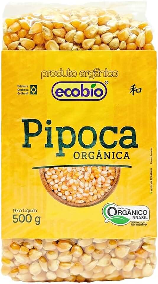 Ecobio - Produtos Orgânicos Pipoca Orgânica Alto Vácuo Ecobio Produto Orgânico