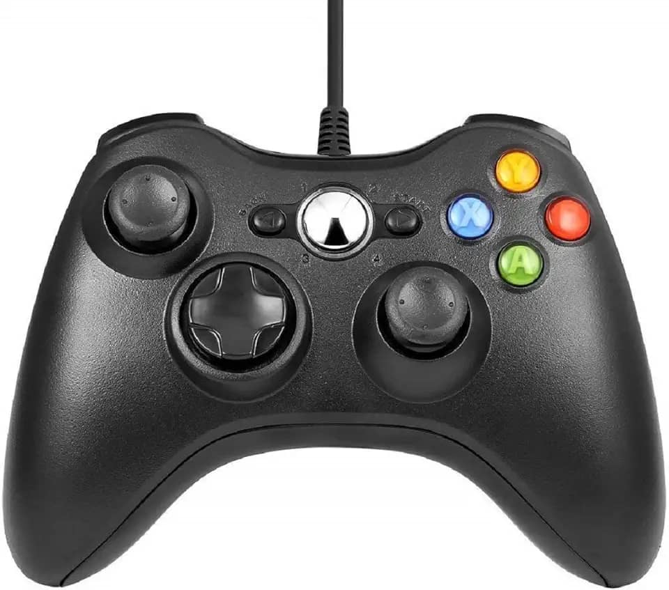 Controle com fio Xbox 360, controle com fio Prodio Joystick para Xbox 360 Windows e PC