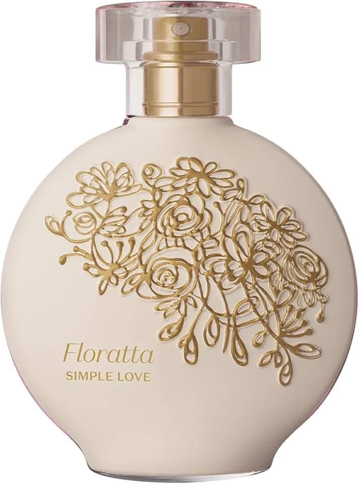 O Boticário Floratta Simple Love Eau de Toilette, perfume floral de longa duração para mulheres, 75 g