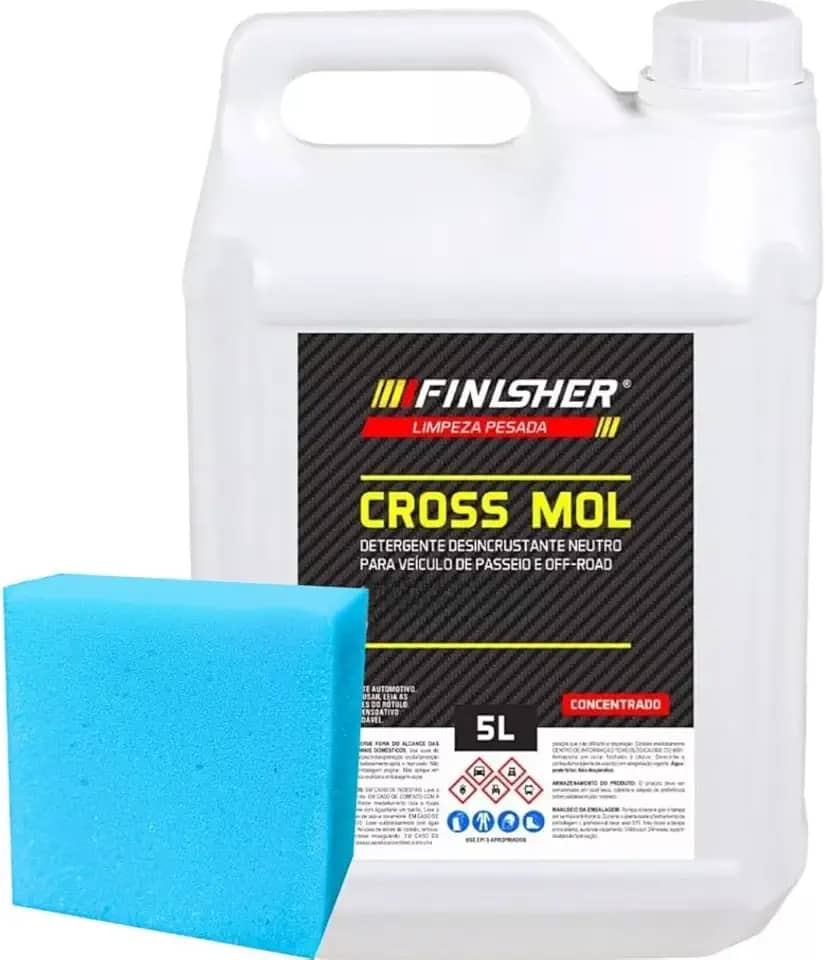 Cross Mol Finisher Shampoo Automotivo Limpeza Pesada 5l