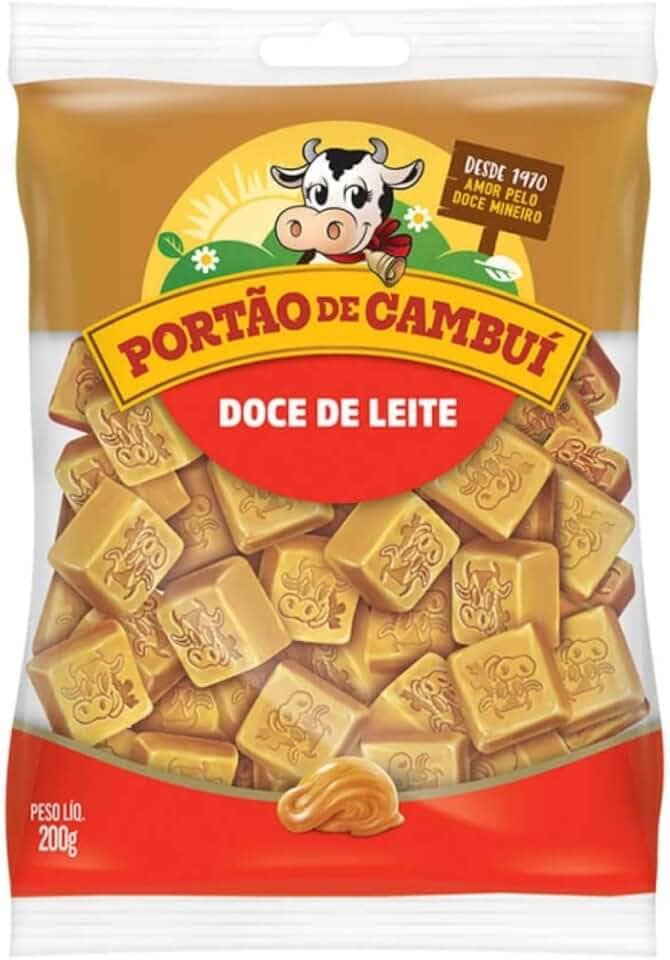 Doce De Leite Clássico Em Cubos Portão De Cambuí Pacote 200g