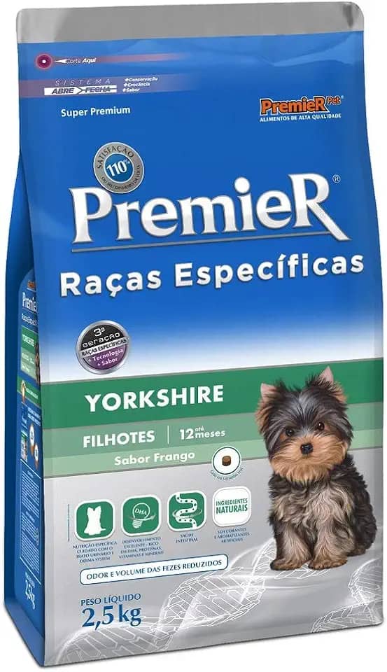 Ração para Cães Filhotes Premier Yorkshire 2,5Kg