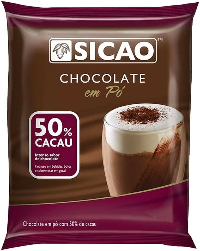 Chocolate em Pó 50% Cacau 300g - Sicao