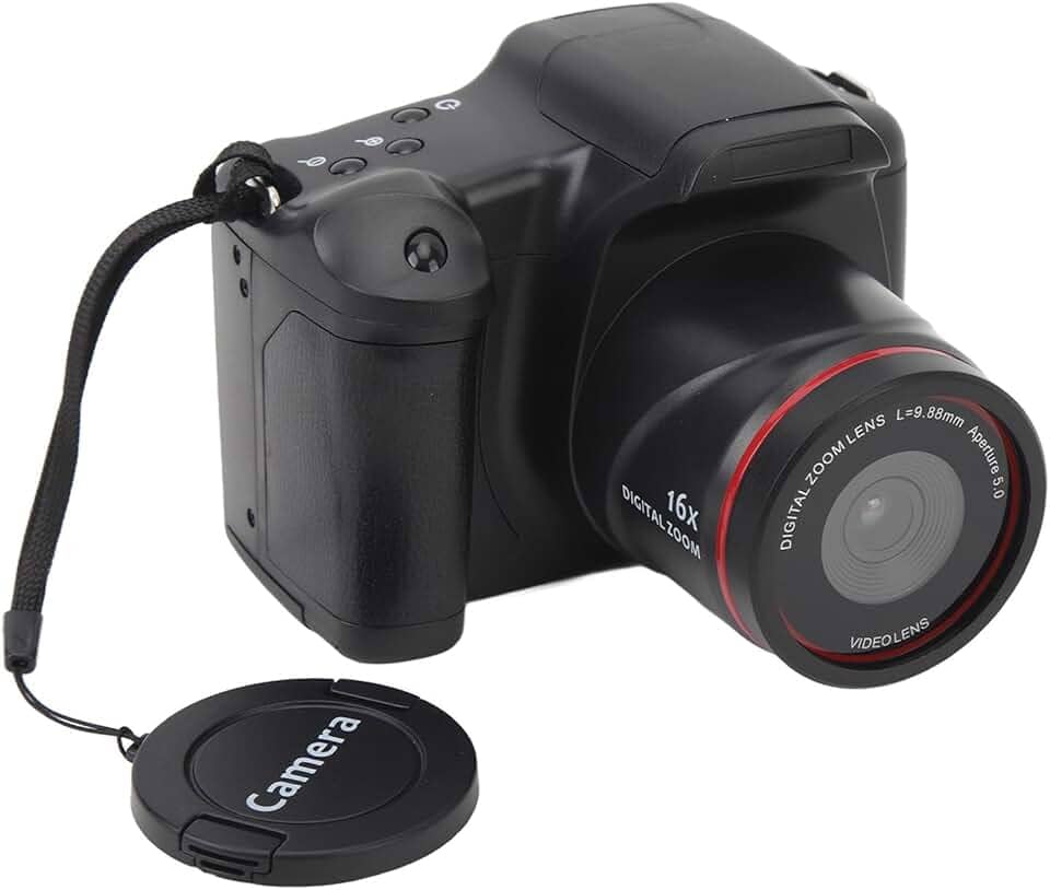Câmera Digital 16MP HD 16X Zoom Vlogging Câmera Night Vision para Viagens Fotográficas