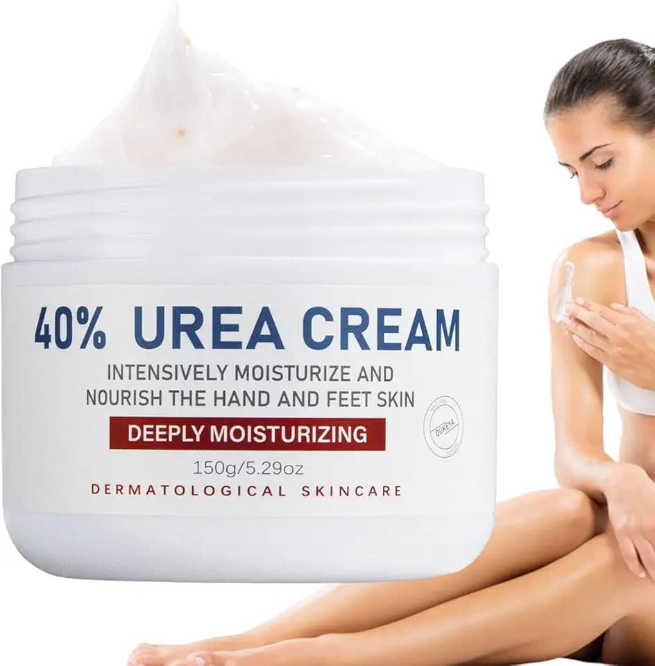 Urea Creme para as mãos | 150 g hidratante para as mãos para pele seca, 40% ureia, hidrata e hidrata mãos, pés, suaviza e suaviza a pele rachada, áspera e seca Gyouza