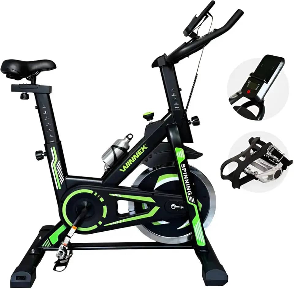 Bicicleta Ergométrica Horizontal Magnética Winnek Monitor Digital 8 Niveis De Ajustes Sensor De Pulsaçao Pedal Com Cinta Ajustavel