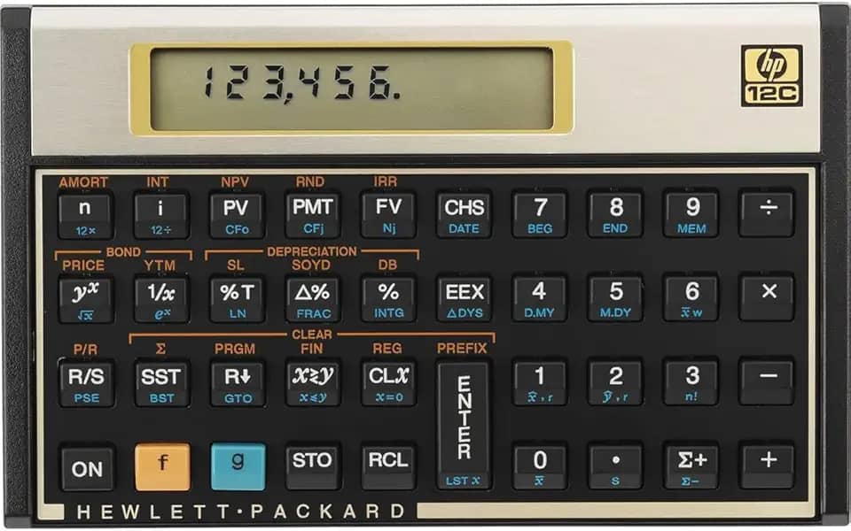 CALCULADORA FINANCEIRA 12C PLATINUM PLATINUM