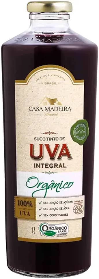 Suco de Uva Orgânico Casa Madeira 1L