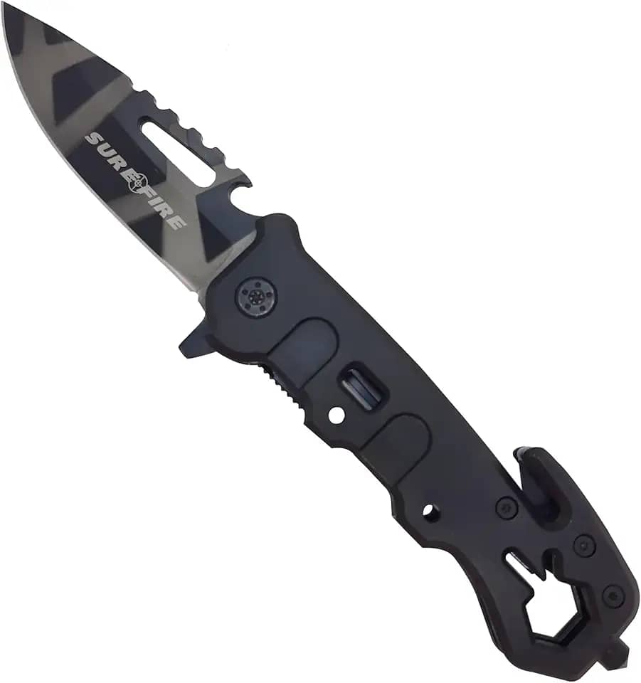 Faca de Acampamento Retrátil De Bolso Portátil Faca Pesca Caça Camping