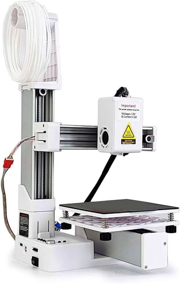 Impressora 3D para iniciantes, Impressora 3D de multiplexação por divisão de frequência de alta precisão, Tamanho de impressão 4x4x4, Máquina de impressão 3D de aquecimento