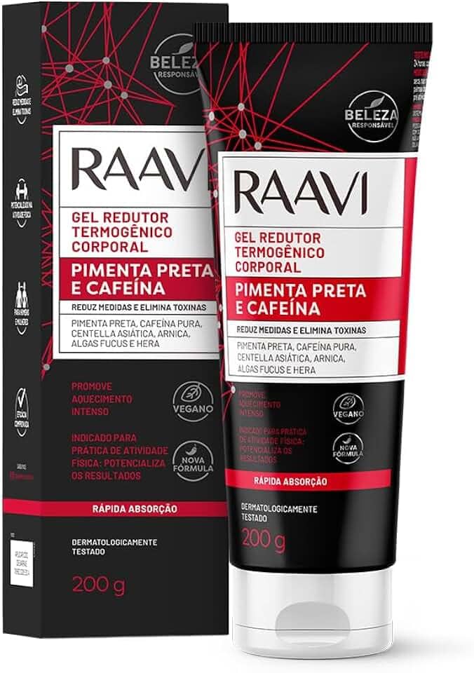 Raavi Gel Redutor Termogênico 200 G