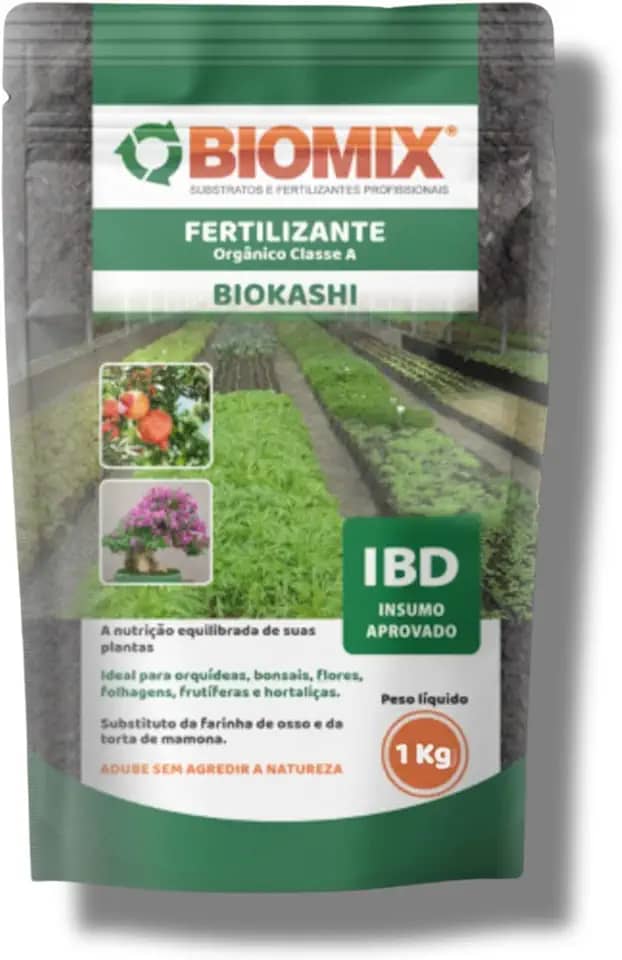 Biomix Biokashi 1kg Fertilizante Orgânico Para Jardim
