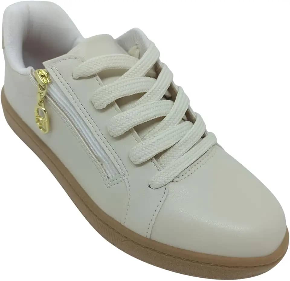 Tênis Beira Rio Feminino Casual com Detalhe Lateral