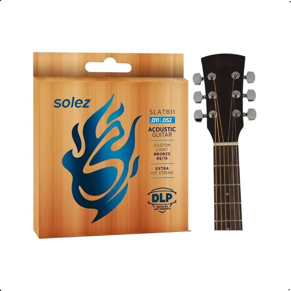 Encordoamento Violão Aço Solez SLATB11 011 85/15 DLP