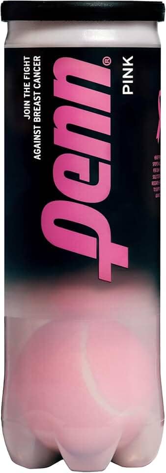 Penn Lata de bola de tênis Pink Championship Extra Duty