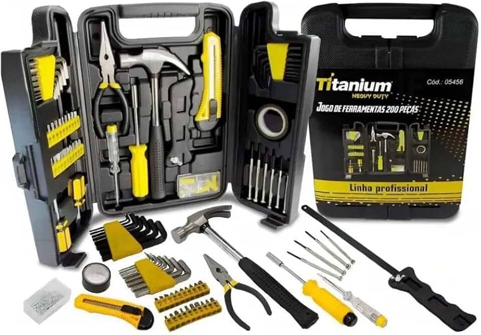 Kit Maleta Ferramenta com 200 peças CX6