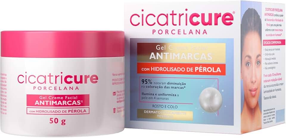 Cicatricure - Porcelana Gel Creme Facial 50g