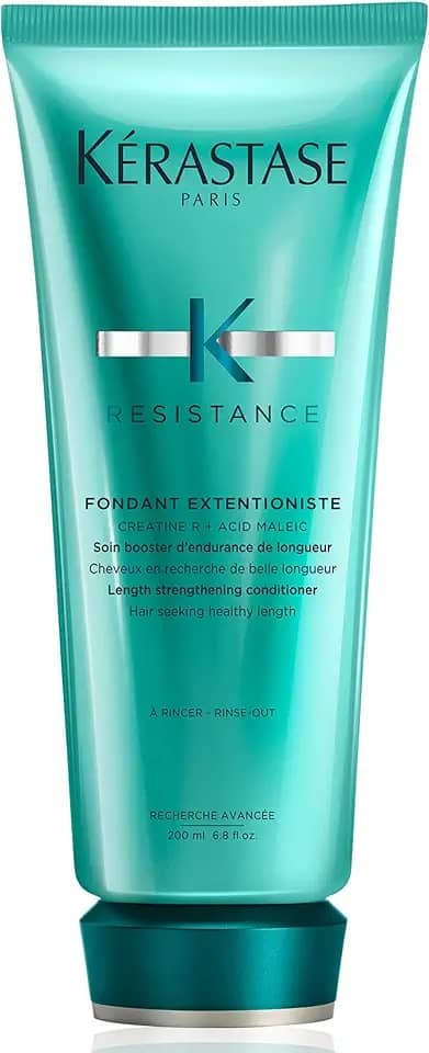 Kérastase Condicionador Resistance Fondant Extentioniste, Cabelos danificados ou quebradiços, Reconstrução, Creatine R®, Ácido Maleico, 200 ml