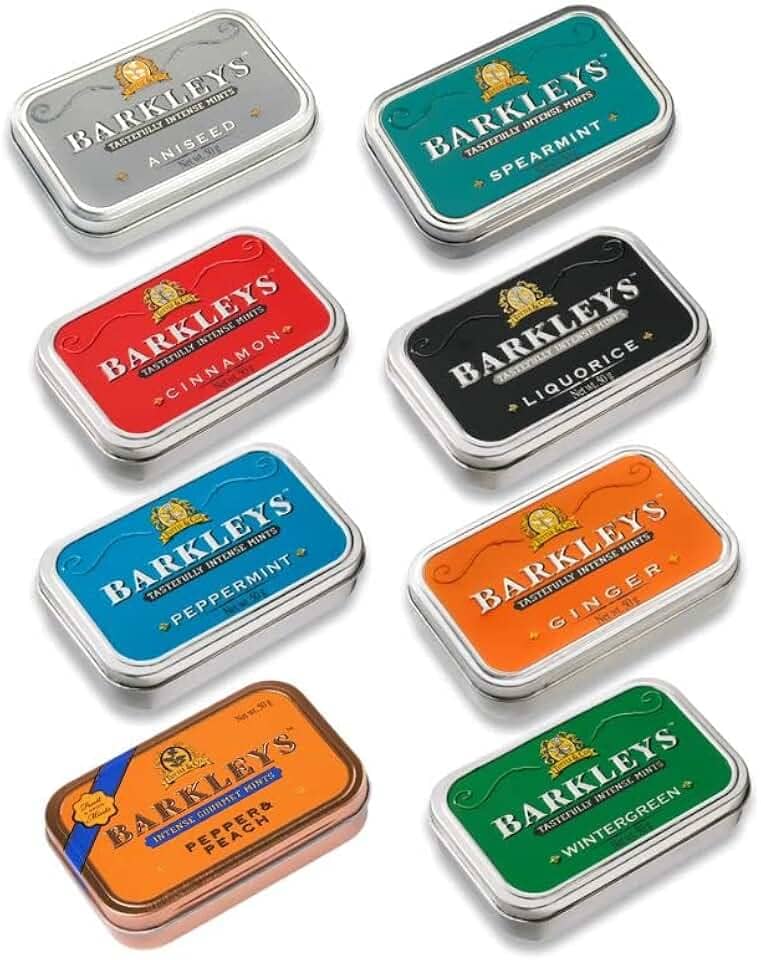 Kit 8 Bala Barkleys 50 Gramas Diversos Sabores