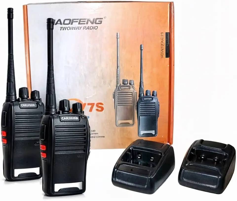 Rádio Comunicador 16 Canais Walk Talk de Longo Alcance Bateria Recarregável