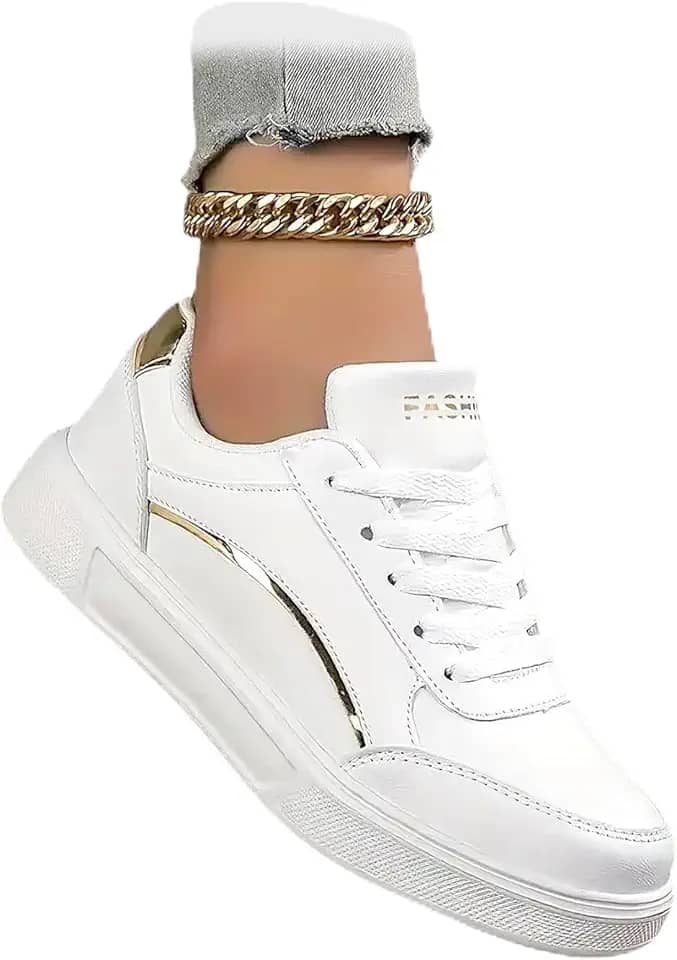 Tenis Feminino Casual Branco Retrô Clássico Original Force