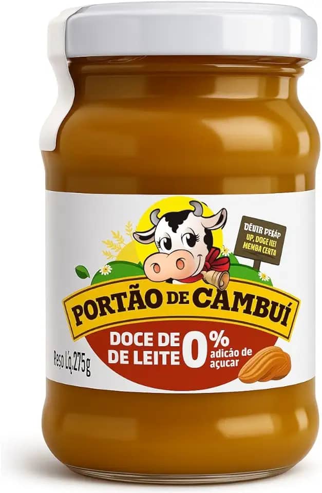 PORTAO DE CAMBUI - DOCE DE LEITE VIDRO 215G ZERO AÇUCAR