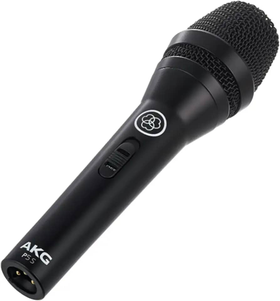 Microfone Dinâmico Profissional AKG P5 S - Preto