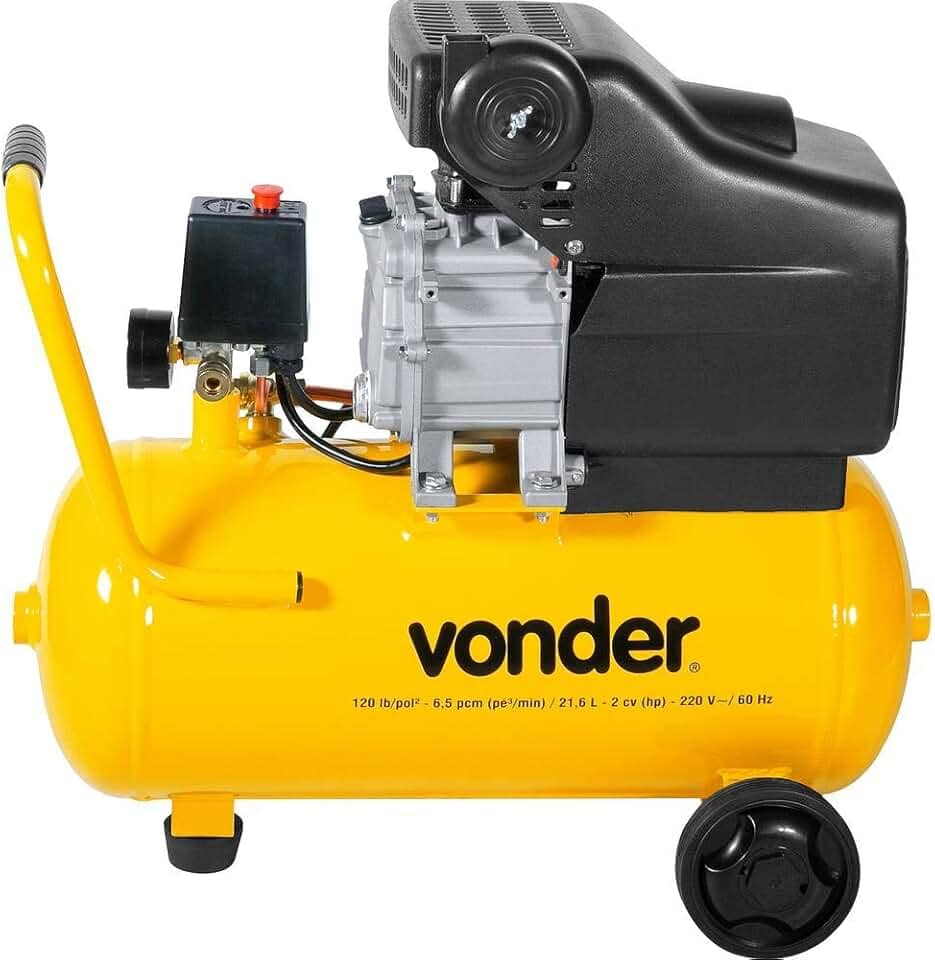 Motocompressor De Ar, 8,0 Pcm, 21,6 Litros, 220 V~, Mcv 216 Vonder.