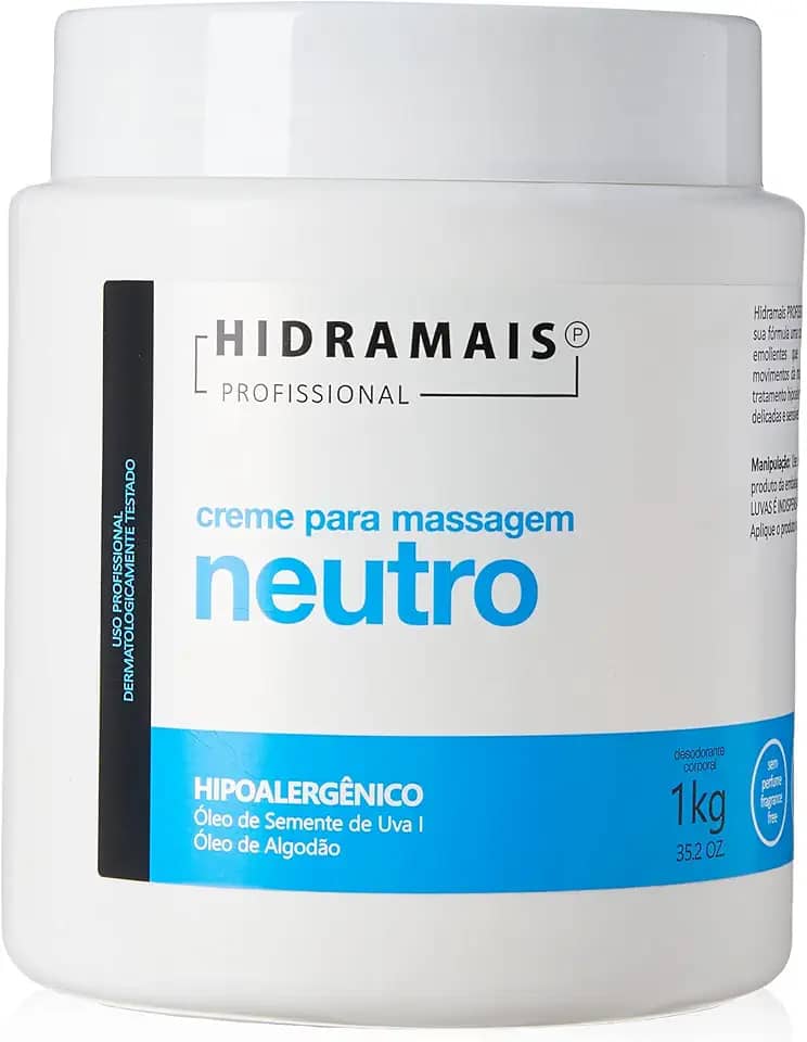 Hidramais Creme Deo Mass Neutro 1Kg