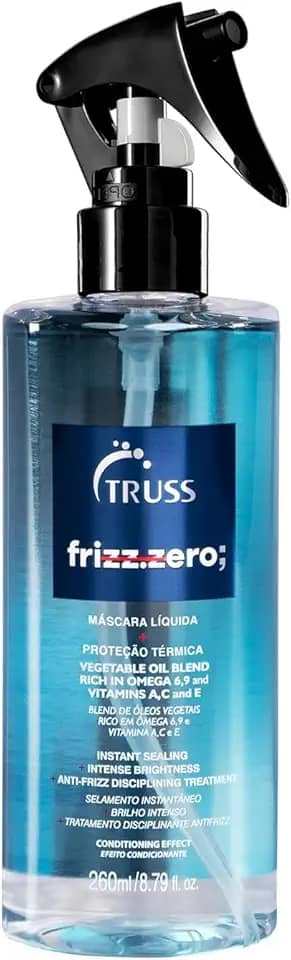 Truss Frizz Zero Leave-In | Máscara Líquida para Controle de Frizz, Brilho e Hidratação | 260ml