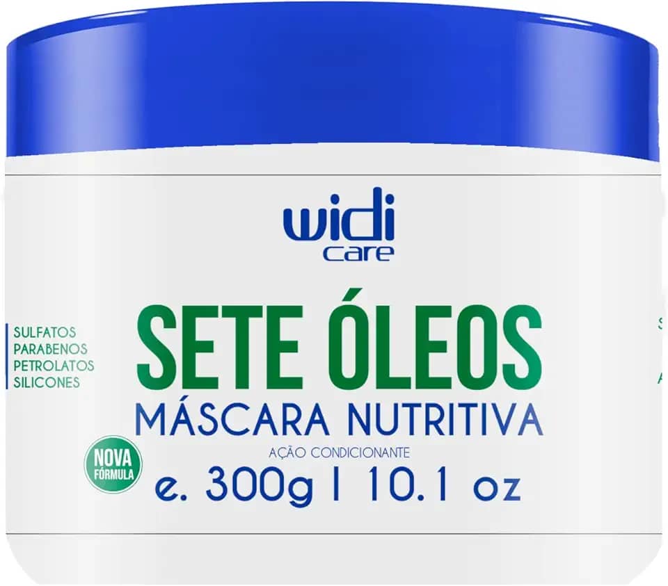 Widi Care Máscara de Tratamento Nutritiva Sete Óleos 300g